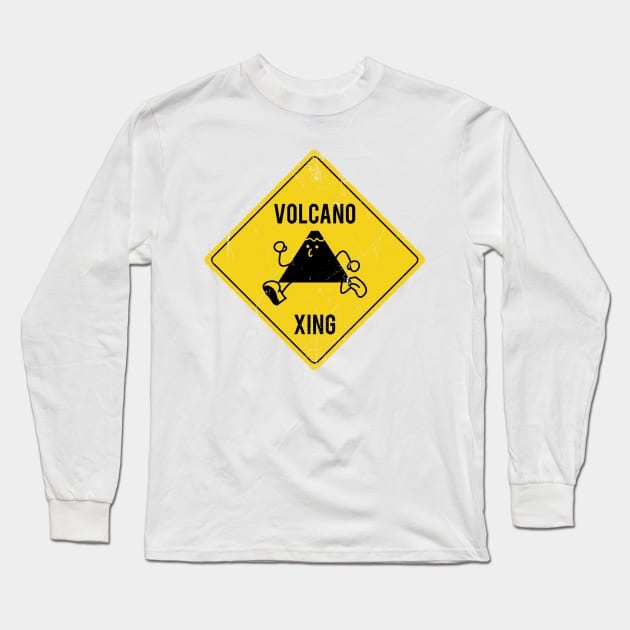 Volcano Crossing Long Sleeve T-Shirt by bluerockproducts